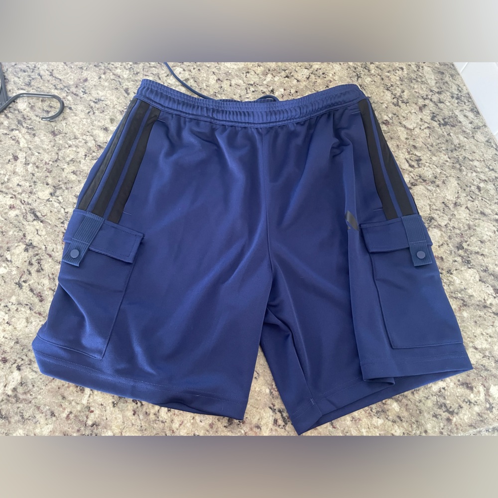 Adidas Men's Blue Athletic Shorts L
